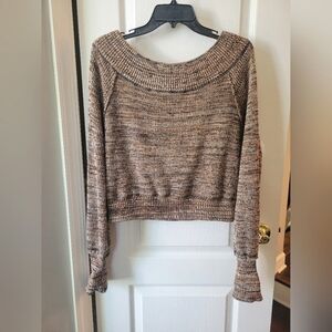 Free People Sugar Rush Off The Shoulder Sweater